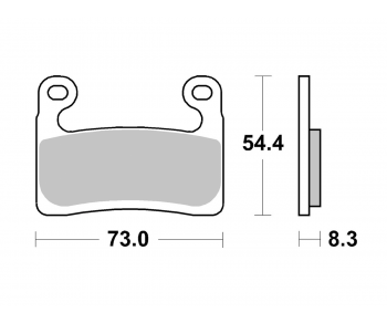 P50994 Sintered Front Brake Pad